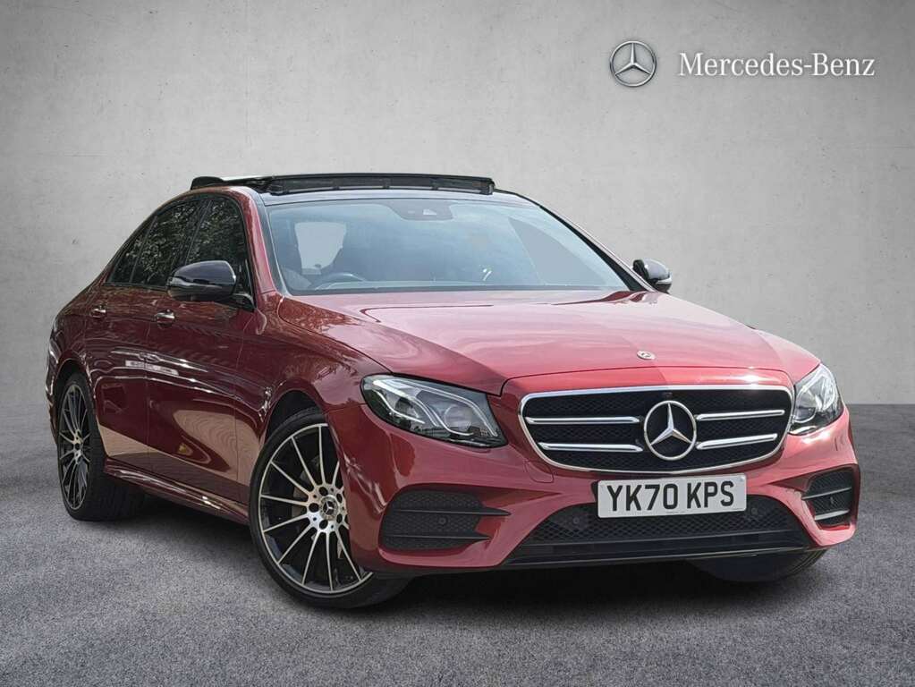 Mercedes-Benz E Class E220d Amg Line Night Edition Prem 9G-tronic Red