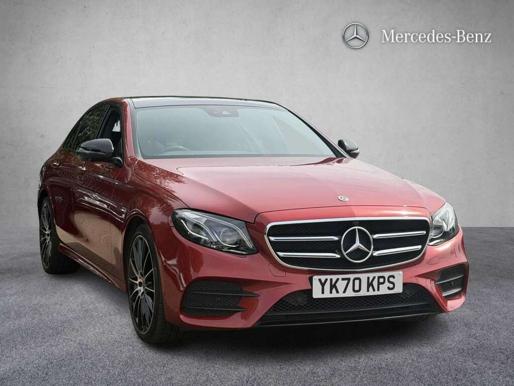 Mercedes-Benz E Class E220d Amg Line Night Edition Prem 9G-tronic Red #5