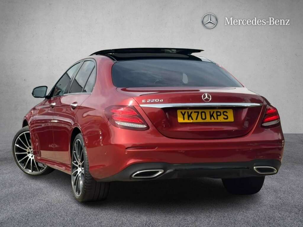 Mercedes-Benz E Class E220d Amg Line Night Edition Prem 9G-tronic Red #2