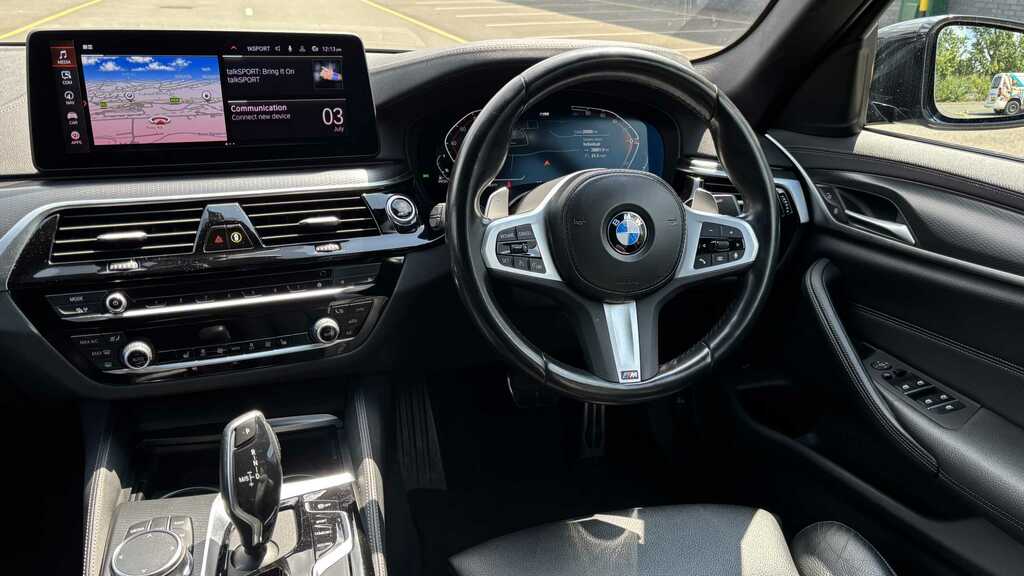 BMW 5 Series 520D Mht M Sport Step 2023 FL23AXJ Black #5