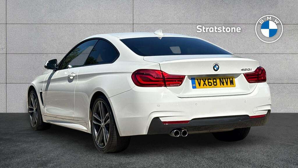 BMW 4 Series 420I M Sport Professional Media 2018 White #2