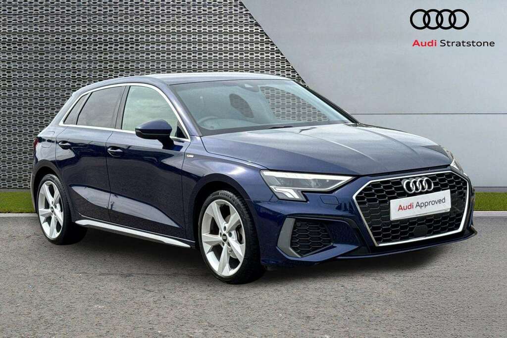 Audi A3 30 Tfsi S Line 2023 BV23XKY Blue