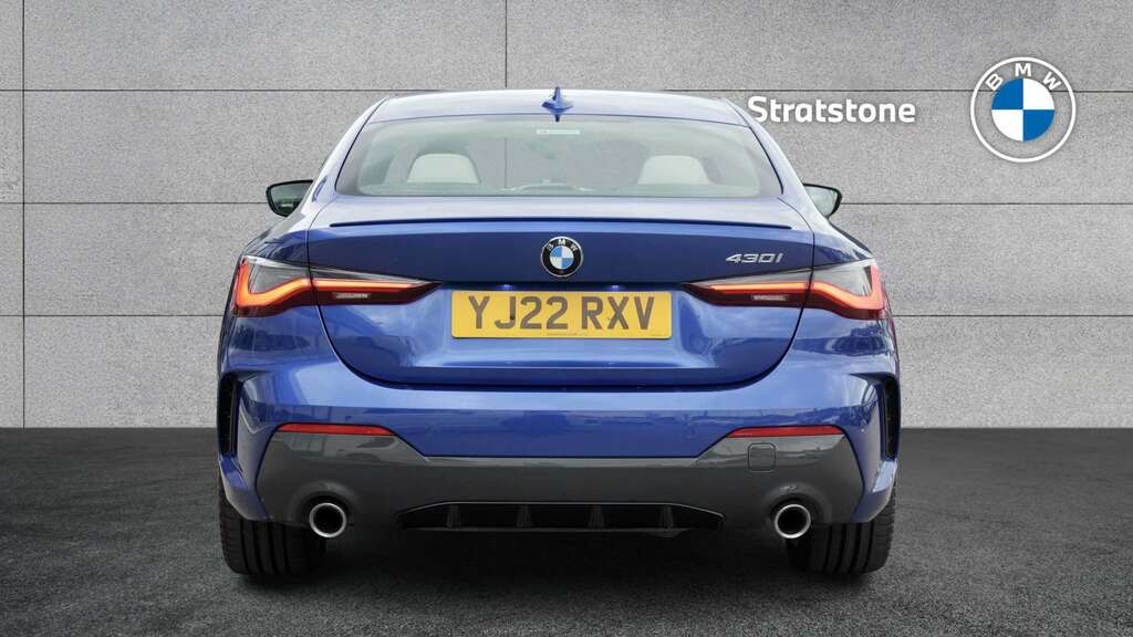 BMW 4 Series 430I 245 M Sport Step 2022 Blue #4