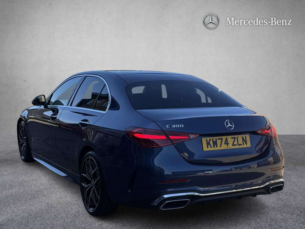 Mercedes-Benz C Class C300 Amg Line Premium Plus 9G-tronic 2025 Blue