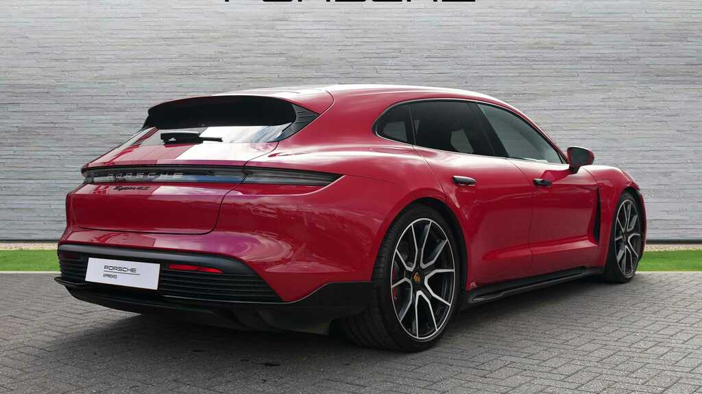 Porsche Taycan 4S Sport Turismo 2022 Red #3