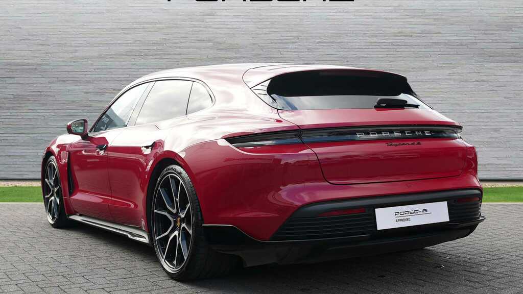 Porsche Taycan 4S Sport Turismo 2022 Red #2