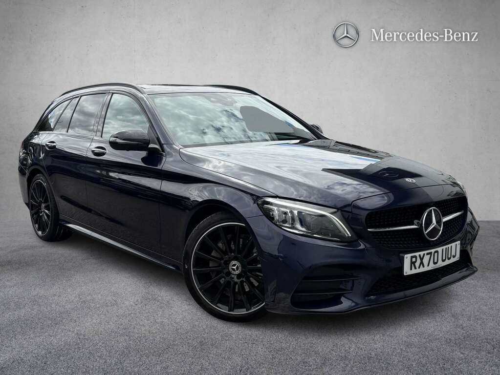 Mercedes-Benz C Class C200 Amg Line Night Ed Premium Plus 9G-tronic Blue