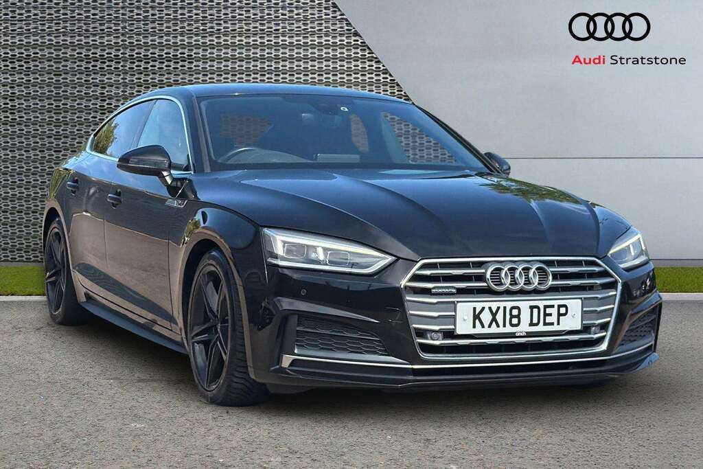 Audi A5 2.0 Tdi Quattro S Line S Tronic 2018 Black