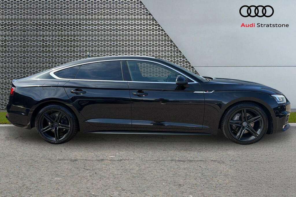 Audi A5 2.0 Tdi Quattro S Line S Tronic 2018 KX18DEP Black #3