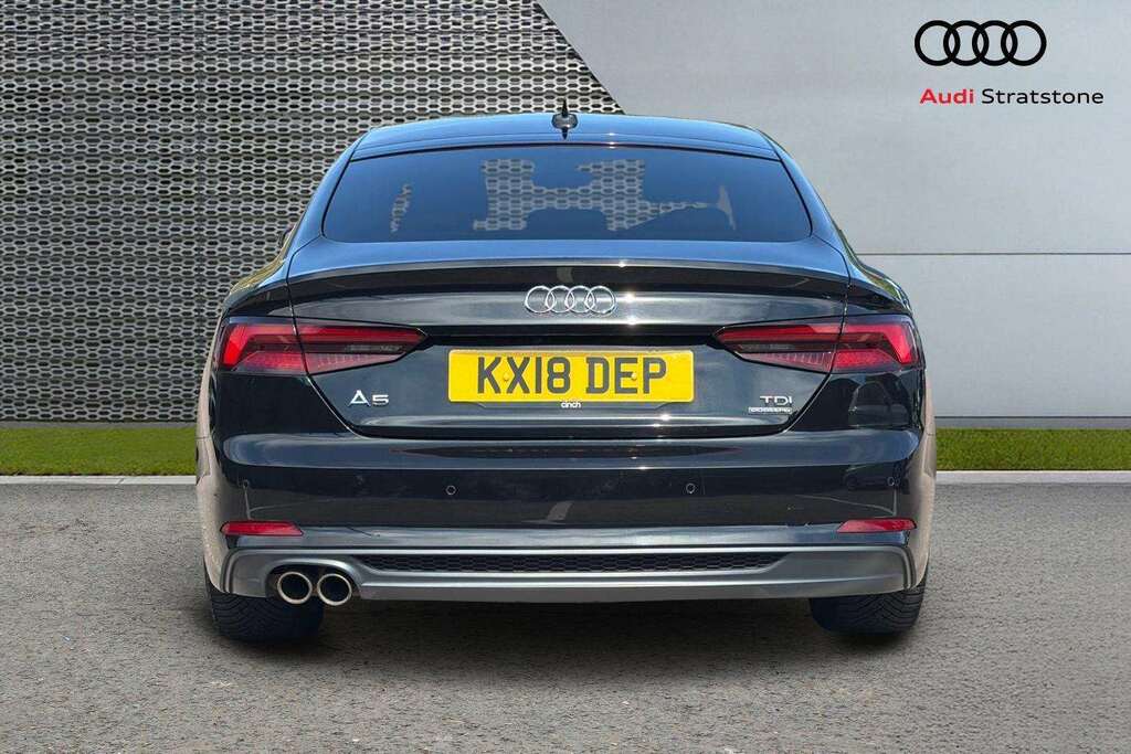 Audi A5 2.0 Tdi Quattro S Line S Tronic 2018 KX18DEP Black #6