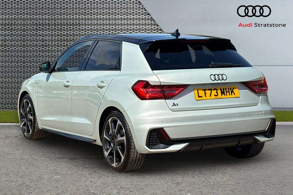 Audi A1 30 Tfsi 110 Black Edition 2023 LT73MHK Silver #2