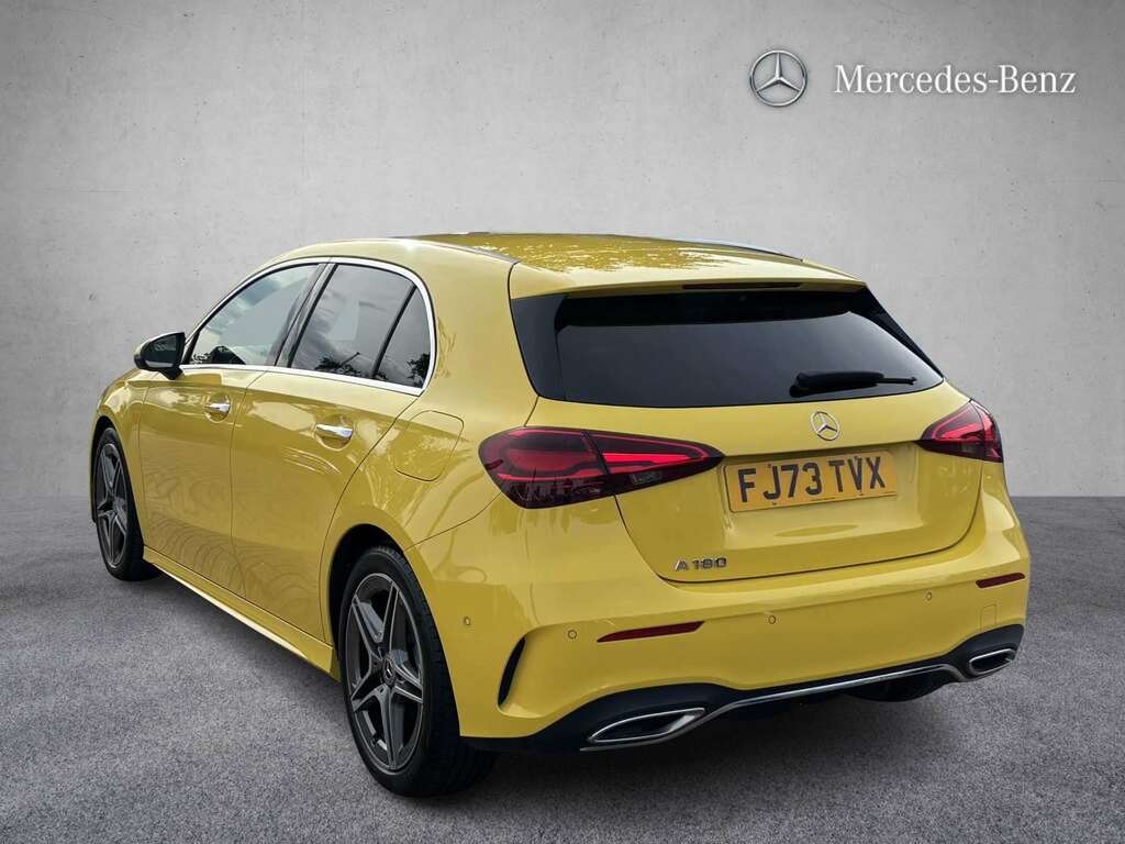 Mercedes-Benz A Class A180 Amg Line Executive 2023 FJ73TVX Yellow #2