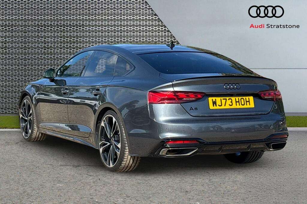 Audi A5 40 Tfsi 204 Black Edition S Tronic Cs 2023 WJ73HOH Grey #2