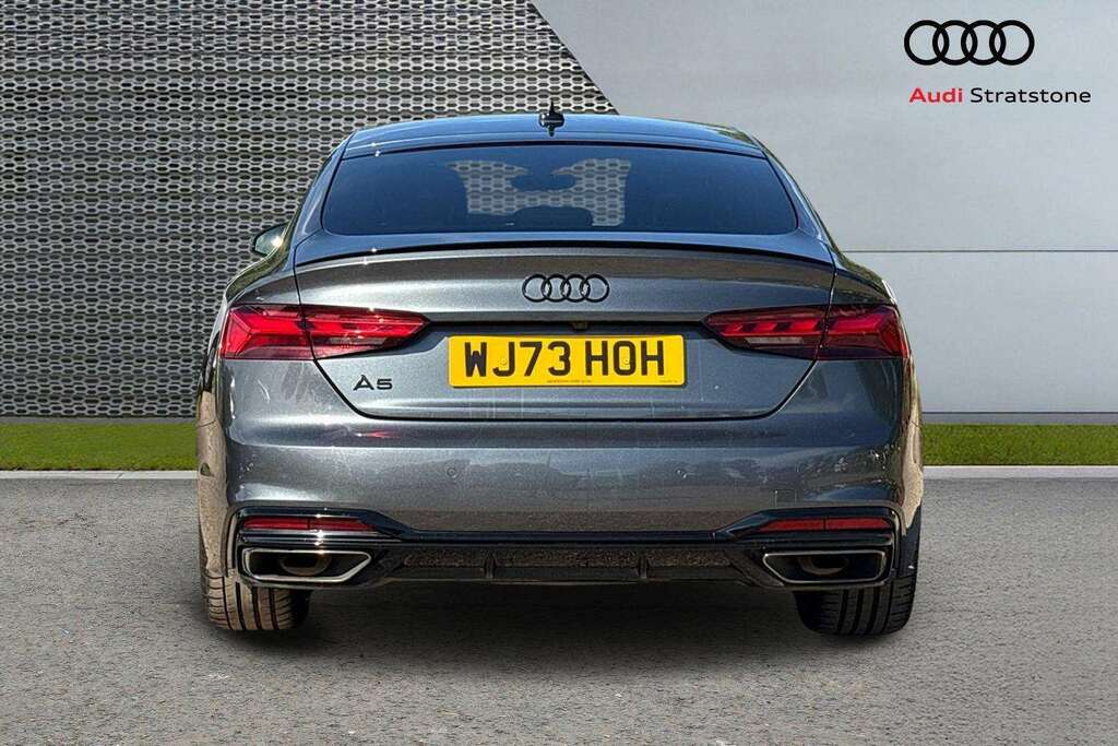 Audi A5 40 Tfsi 204 Black Edition S Tronic Cs 2023 WJ73HOH Grey #5