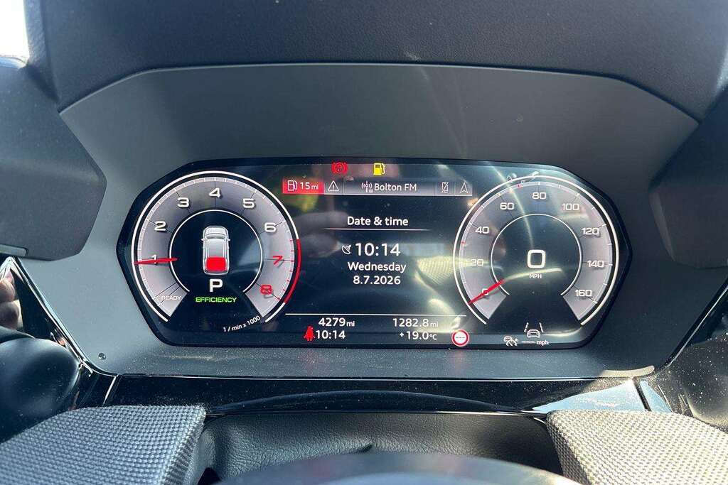 Audi A3 1.5 Tfsi 150 Black Edition S Tronic 2025 MV75LWD Blue #3