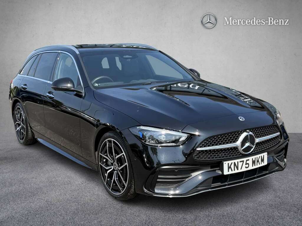 Mercedes-Benz C Class C300 Amg Line Premium Pan Roof 9G-tronic 202 Black