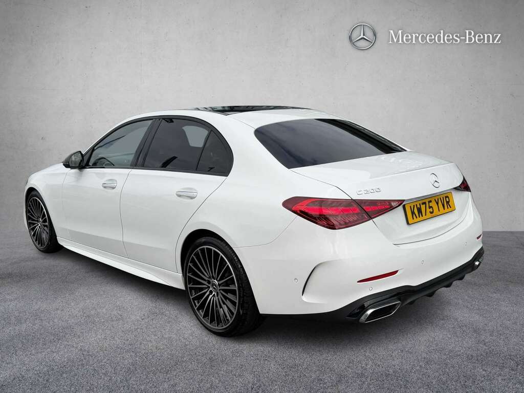 Mercedes-Benz C Class C200 Amg Line Premium Plus 9G-tronic 2026 KW75YVR White #4