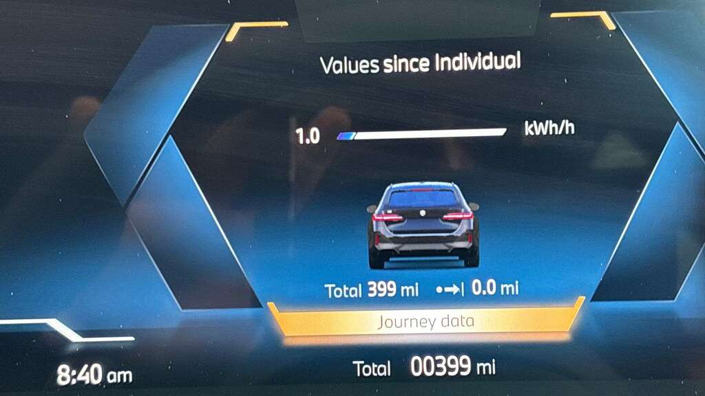 BMW i5 Saloon Grey #10