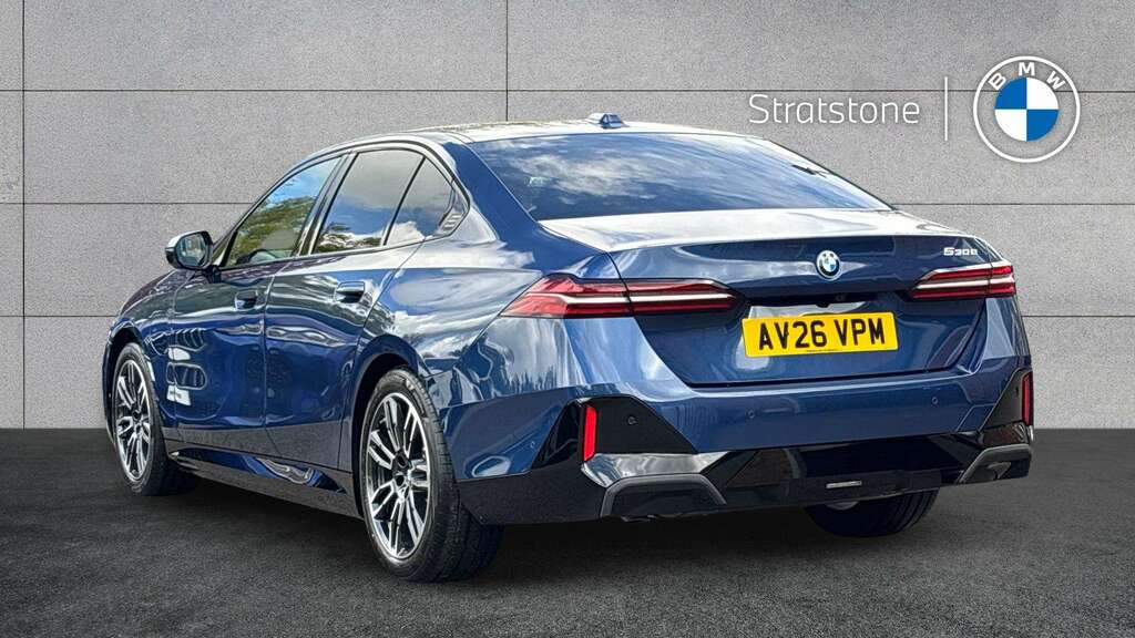 BMW 5 Series 530E M Sport 2026 Blue #2