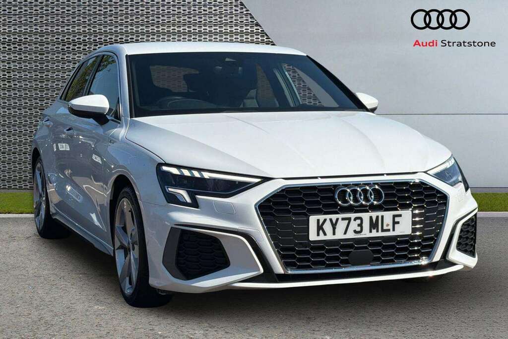 Audi A3 35 Tfsi S Line 2023 KY73MLF White