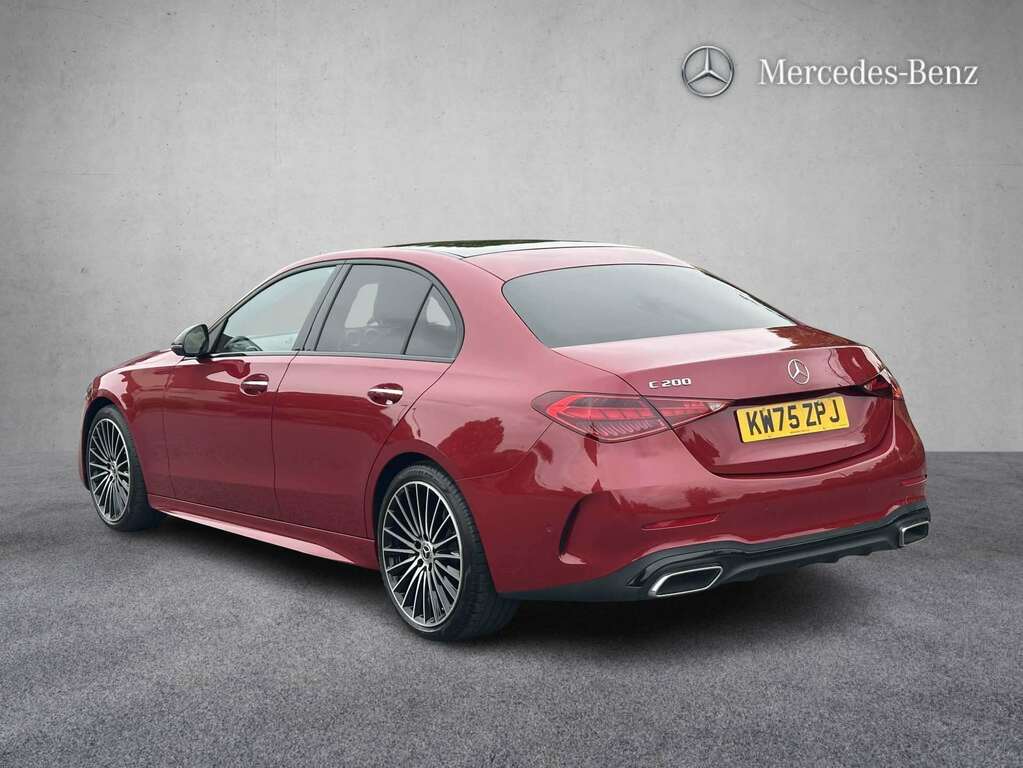 Mercedes-Benz C Class C200 Amg Line Premium Plus 9G-tronic 2026 KW75ZPJ Red #2