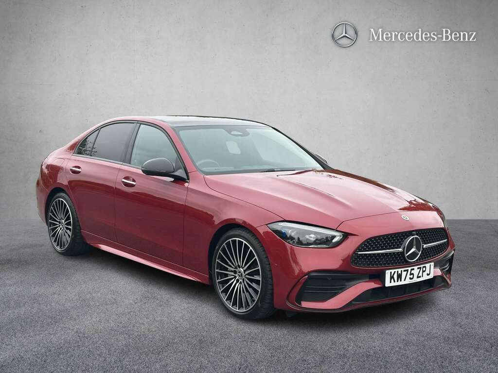Mercedes-Benz C Class C200 Amg Line Premium Plus 9G-tronic 2026 KW75ZPJ Red