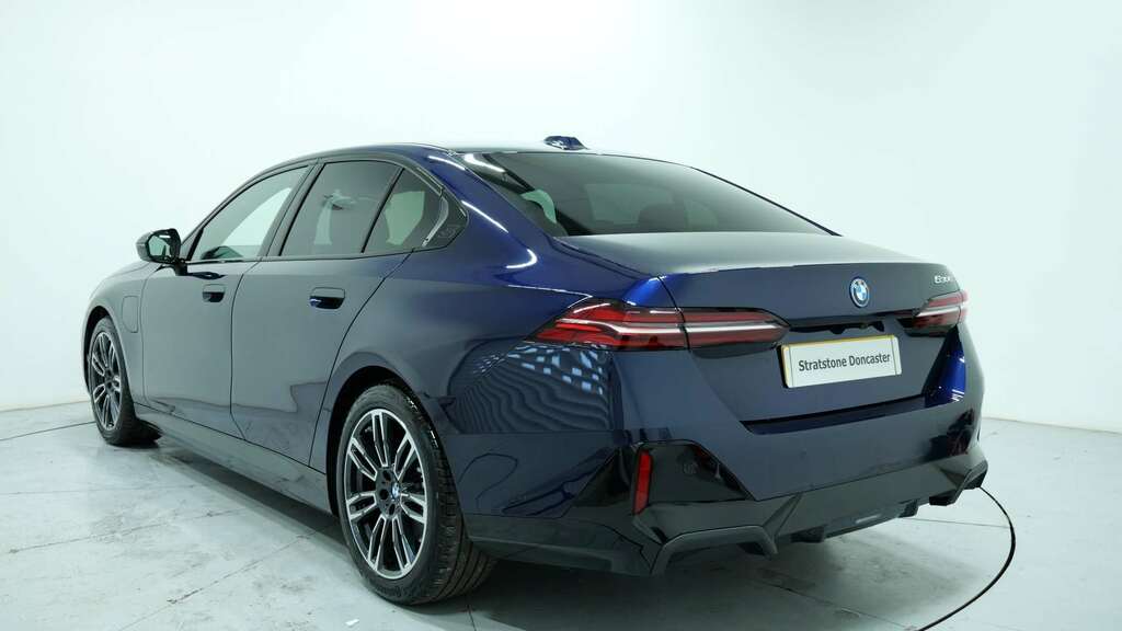 BMW 5 Series 530E M Sport 2026 YP26XNL Blue #2
