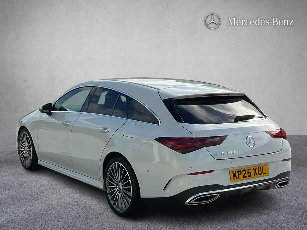 Mercedes-Benz CLA Class 200 Amg Line Premium Tip 2025 White #6