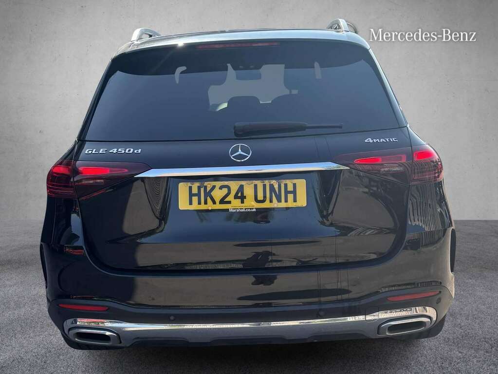 Mercedes-Benz GLE Class 450D 4Matic Amg Line Prem 9G-tronic 7 St 202 HK24UNH Black #4