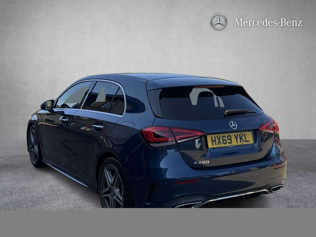Mercedes-Benz A Class A200 Amg Line Premium 2019 HX69YKL Blue #2