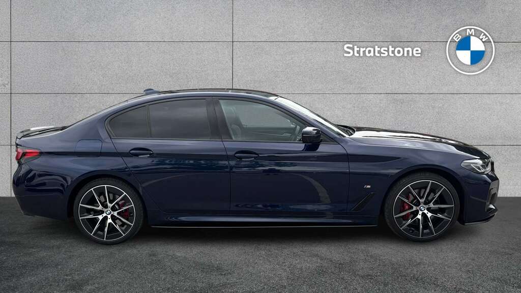 BMW 5 Series 530E M Sport Edition 2020 Blue #3