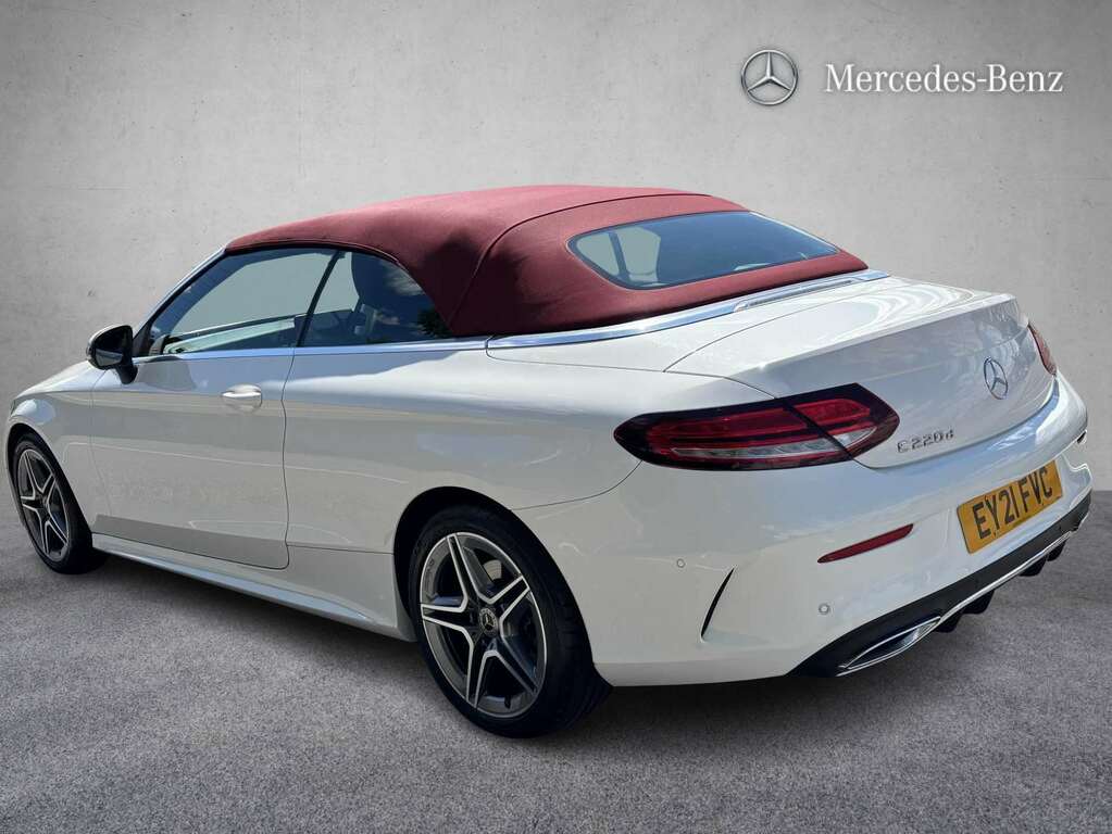 Mercedes-Benz C Class C220d Amg Line Edition 9G-tronic 2021 EY21FVC White #2