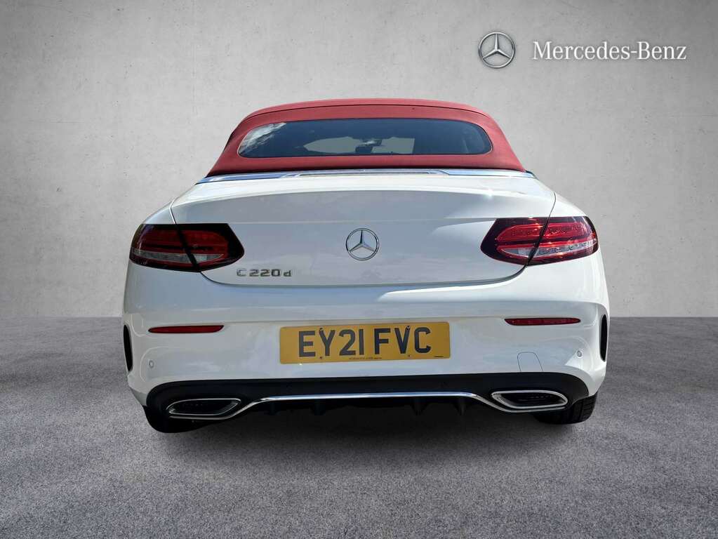 Mercedes-Benz C Class C220d Amg Line Edition 9G-tronic 2021 EY21FVC White #6
