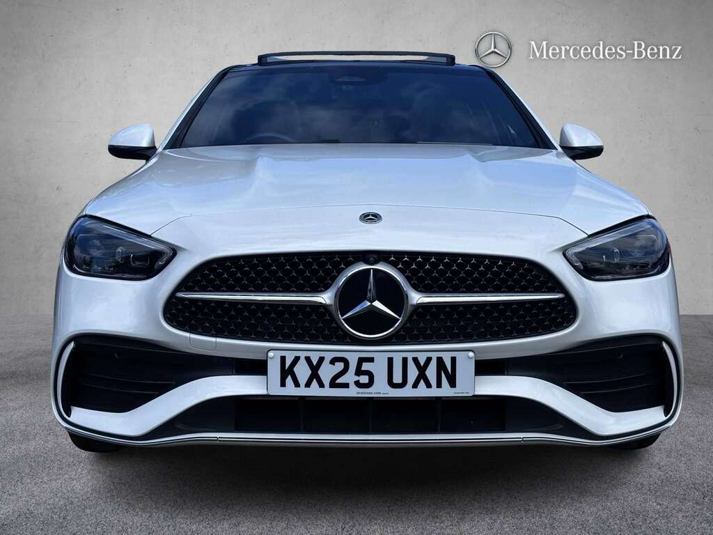 Mercedes-Benz C Class C220d Amg Line Premium Plus 9G-tronic 2025 KX25UXN White #2