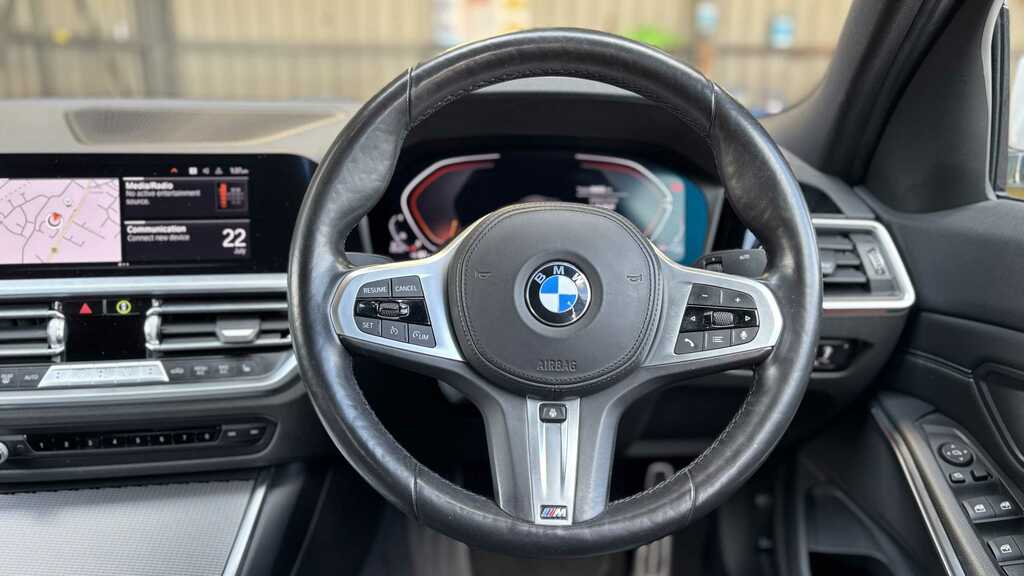 BMW 3 Series 318D Mht M Sport Step 2021 SP71ZXA White #5