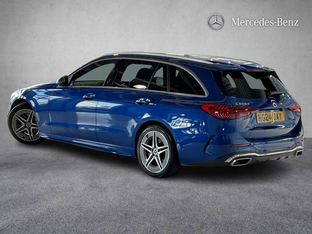 Mercedes-Benz C Class C220d Amg Line 9G-tronic 2024 HG24OAY Blue #2