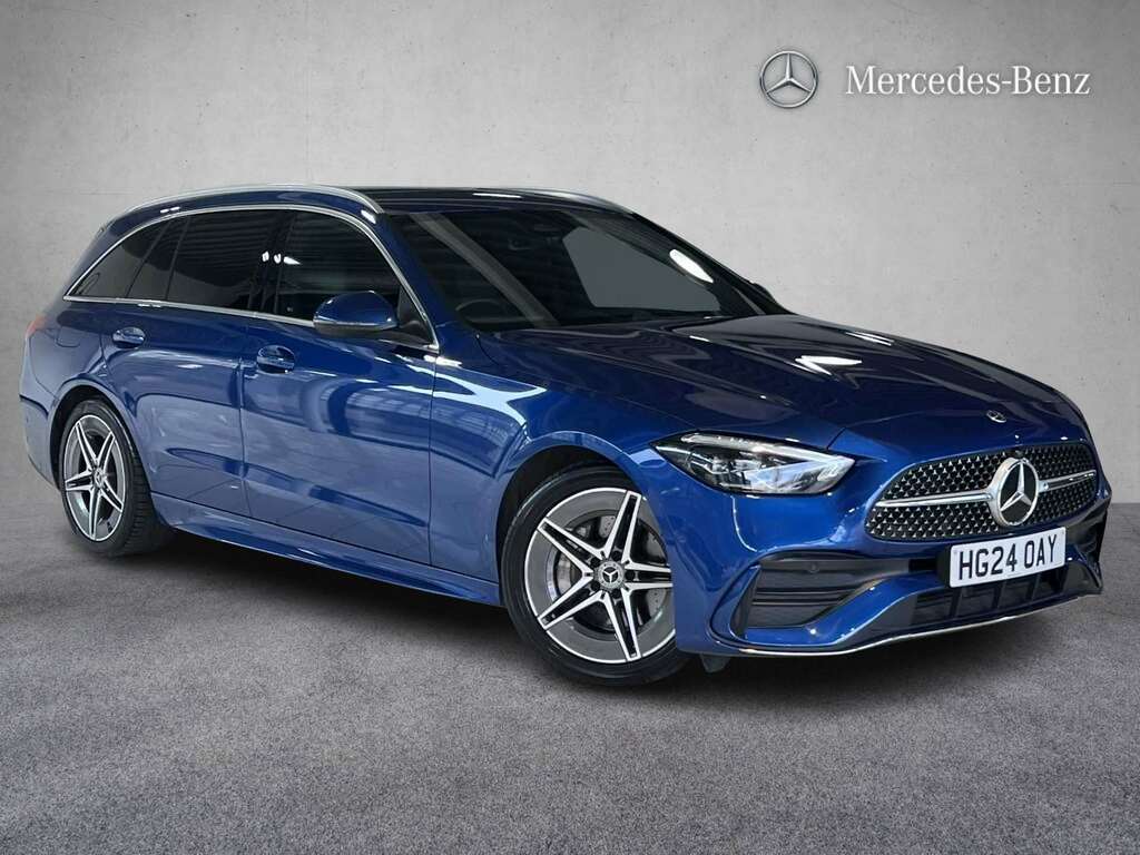 Mercedes-Benz C Class C220d Amg Line 9G-tronic 2024 HG24OAY Blue