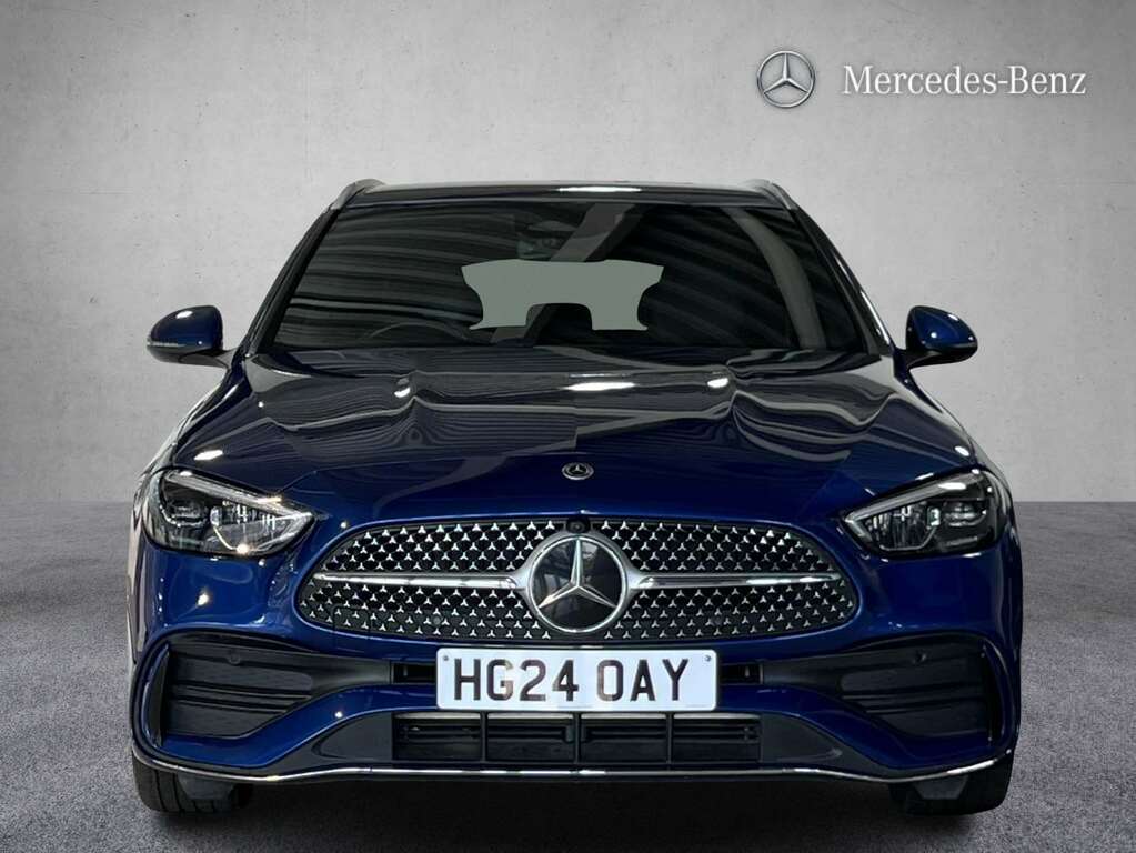 Mercedes-Benz C Class C220d Amg Line 9G-tronic 2024 HG24OAY Blue #3