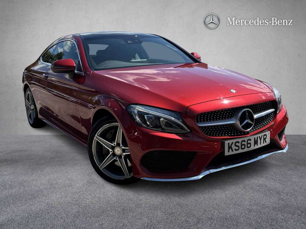 Mercedes-Benz C Class C250d Amg Line Premium Plus 2017 Red
