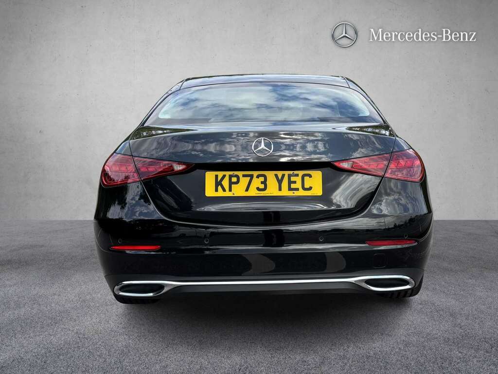 Mercedes-Benz C Class C220d 197 Exclusive Luxury 9G-tronic 2023 KP73YEC Black #6