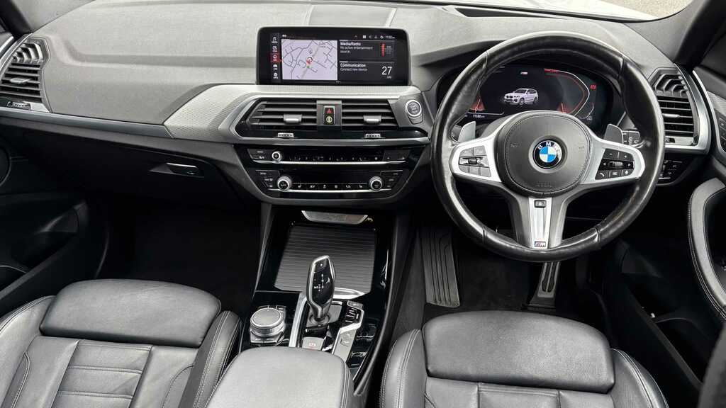 BMW X3 Xdrive 30E M Sport White #14