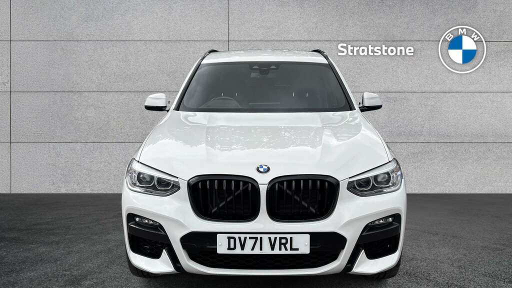 BMW X3 Xdrive20d Mht M Sport Step 2021 White #3