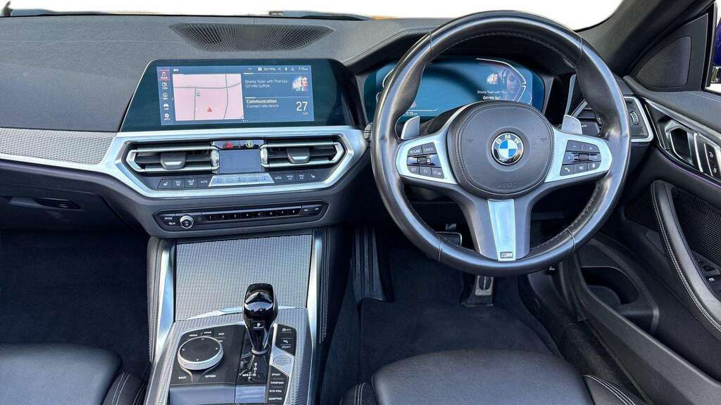 BMW 4 Series 420I M Sport Step 2021 Blue #4