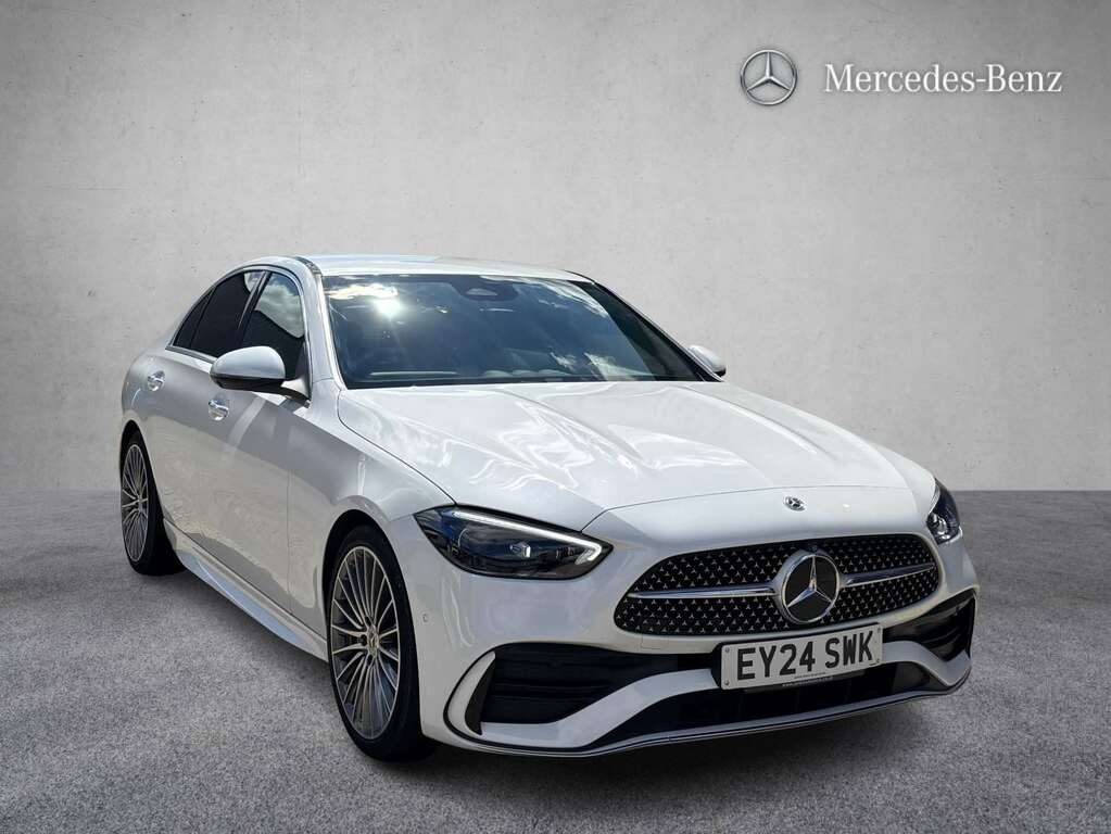 Mercedes-Benz C Class C300d Amg Line Premium 9G-tronic 2024 White