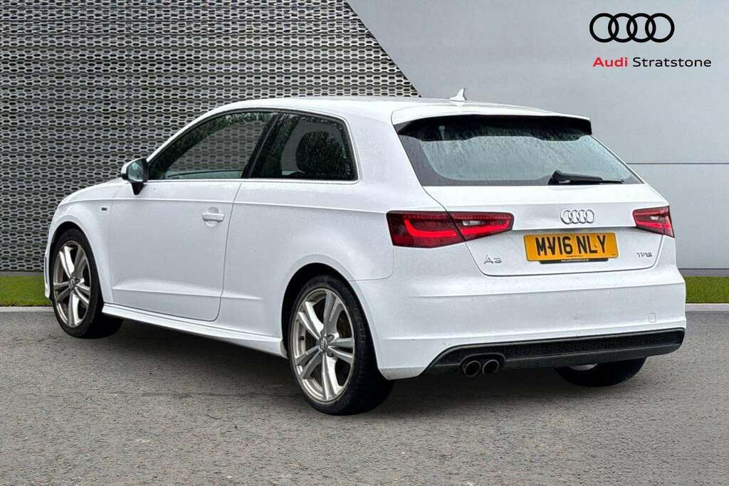 Audi A3 1.4 Tfsi 150 S Line Nav 2016 White #3