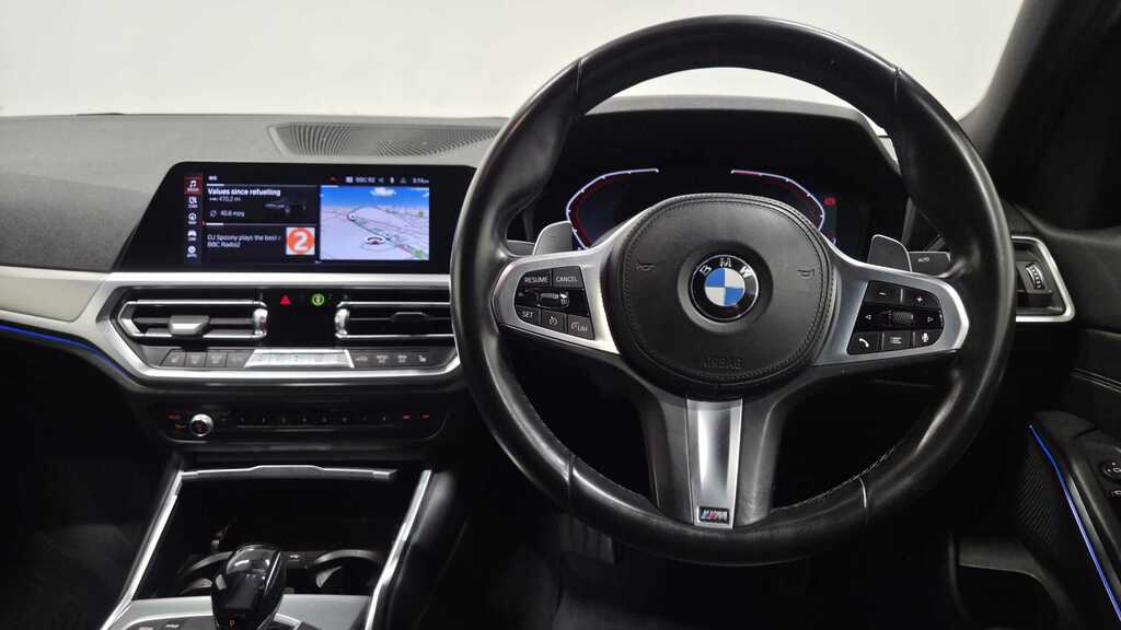 BMW 3 Series 320D Mht M Sport Step 2021 Black #5