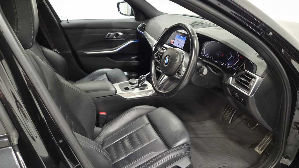 BMW 3 Series 320D Mht M Sport Step 2021 Black #6