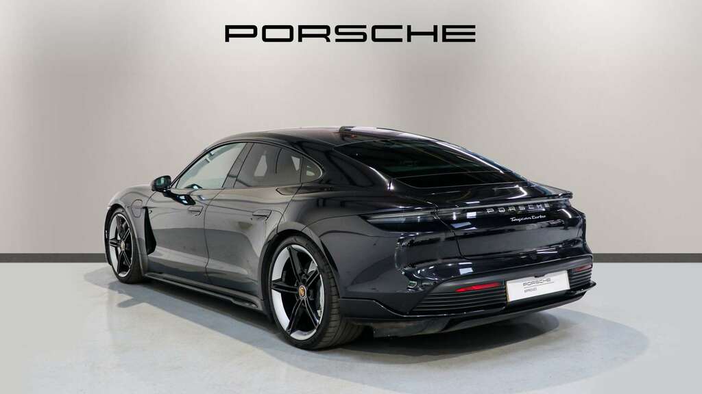 Porsche Taycan Turbo 2020 Black #4
