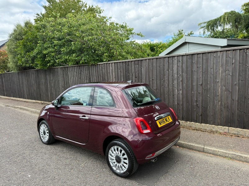 Fiat 500 Lounge Dualogic Red #6