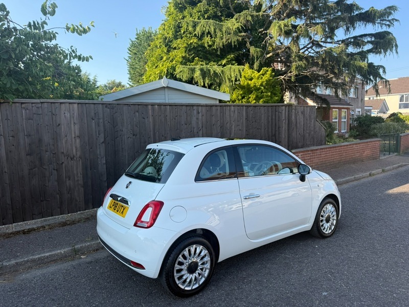 Fiat 500 Lounge White #3